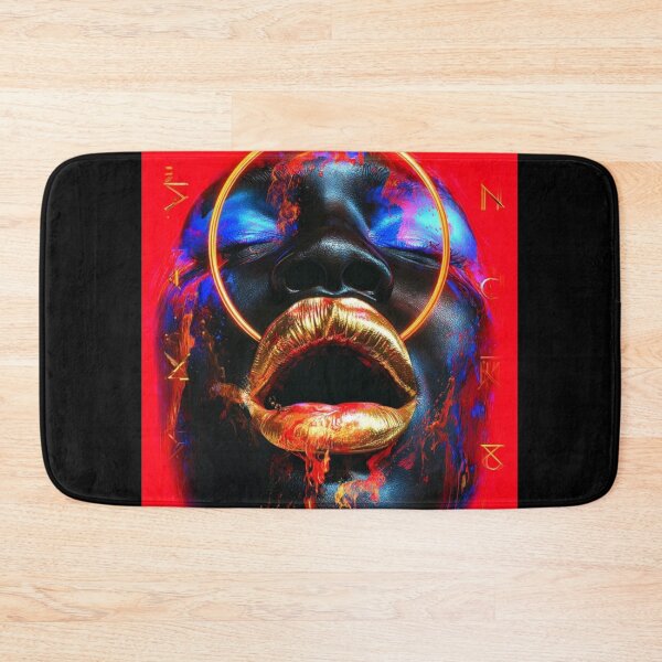 Item preview, AfroNova Graffiti Prophets — Afrofuturist neon saints glowing with cosmic graffiti energy, street art fused with divine power. designed and sold by Blackcanvas444.