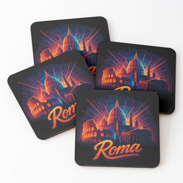 Item preview, Rome Roma capital Italy silhouette gift designed and sold by Pineapple-Tree.