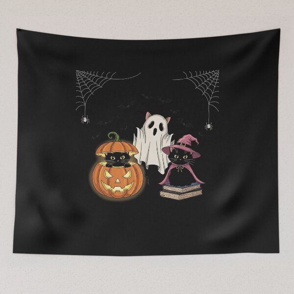 Item preview, Boo Ghost Black Cat Shirt Halloween Ghost Cat designed and sold by cawtoon.