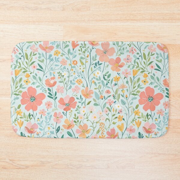 Item preview, Cute Floral Wall designed and sold by CoolPixels.