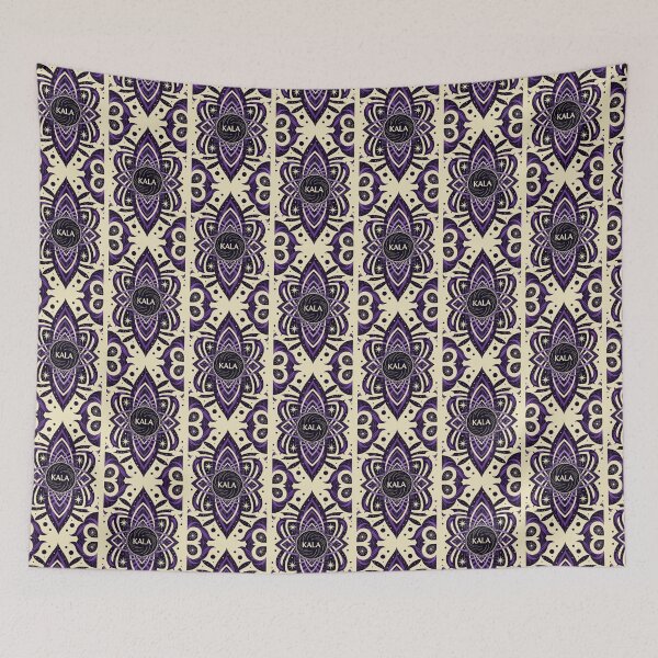 Item preview, KALA Cosmic Mandala – Mystical Purple Sacred Geometry Art designed and sold by reeccou.