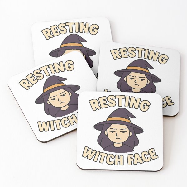 Item preview, Resting Witch Face – Funny Halloween Witch Design designed and sold by Herundros.