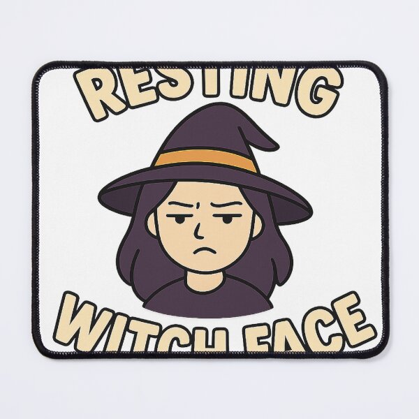Item preview, Resting Witch Face – Funny Halloween Witch Design designed and sold by Herundros.