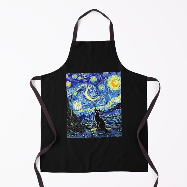 Item preview, Cat Starry Night Van Gogh Cat For Cat Lover Cat Mom Cat Dad designed and sold by cawtoon.