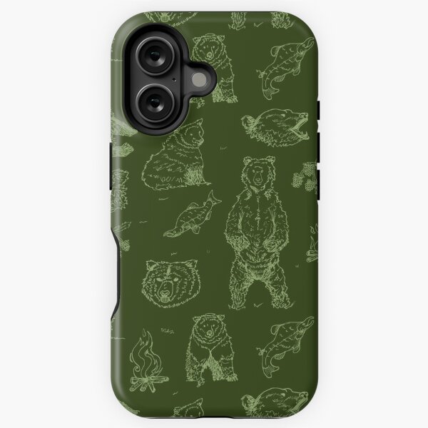 Item preview, Green Bears Pattern designed and sold by starlinex.