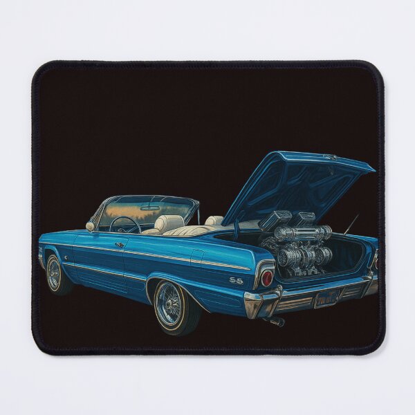 Item preview, Candy Blue 1964 Impala Lowrider designed and sold by Tatko Designs.