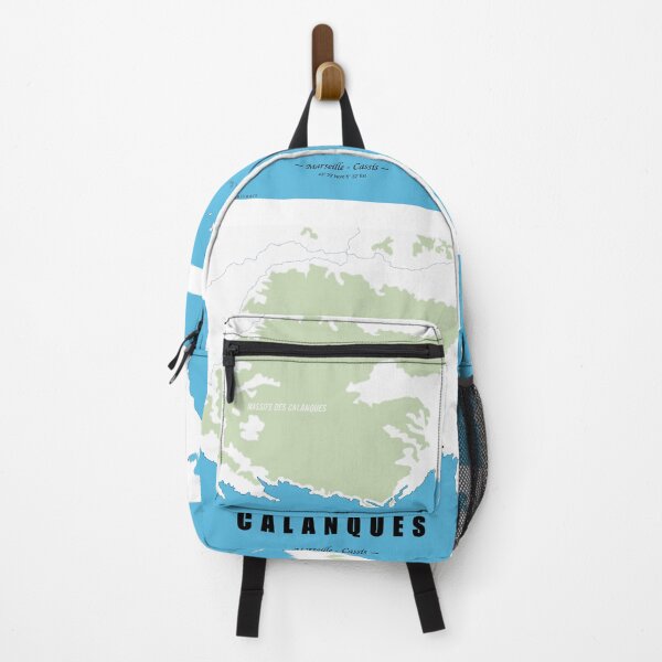 Item preview, Calanques Marseille Cassis Minimalist Map Coastal Art designed and sold by Bobraiis.