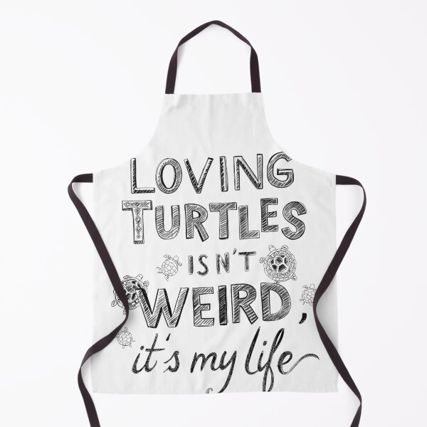 Item preview, Loving Turtles Isn’t Weird, It’s My Life – Turtle Lover Quote Design designed and sold by SnarkyTextStudiO.