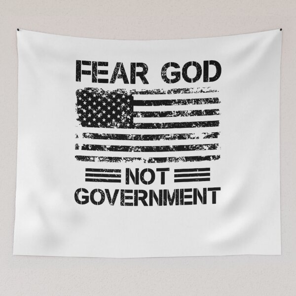 Item preview, Fear God Not Government Christian Faith Quote Design designed and sold by AshwinRaja67.