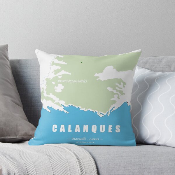 Item preview, Copy of Calanques Marseille Cassis Minimalist Map Coastal Art designed and sold by Bobraiis.