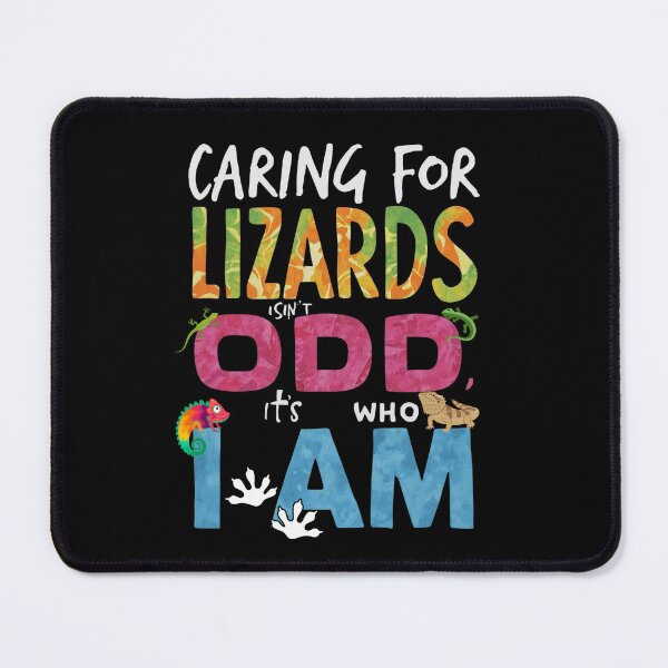 Item preview, Caring for Lizards Isn’t Odd, It’s Who I Am – Reptile Lover Identity Quote designed and sold by SnarkyTextStudiO.