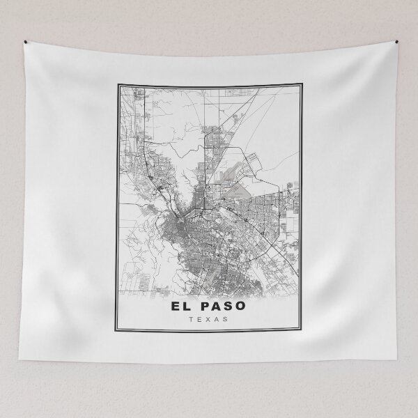Item preview, El Paso Map designed and sold by Tamas Das.