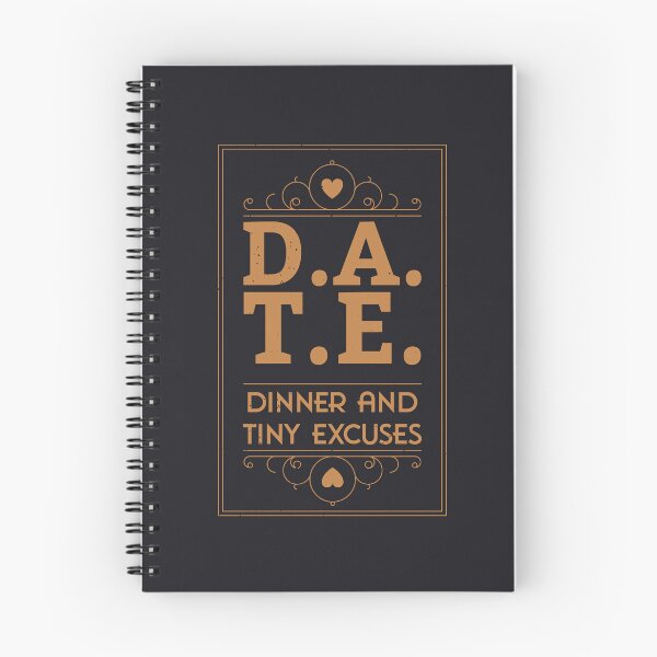 Item preview, D.A.T.E. – Dinner And Tiny Excuses designed and sold by Milena R..
