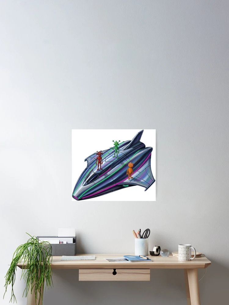 Thumbnail 2 of 3, Poster, One alien designed and sold by PP&RAINBOW SHOP.