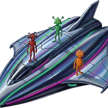 Artwork thumbnail, One alien by PP&RAINBOW SHOP