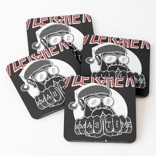 Item preview, Sleigher Heavy Metal Santa with tattoos  designed and sold by PatrickLees.