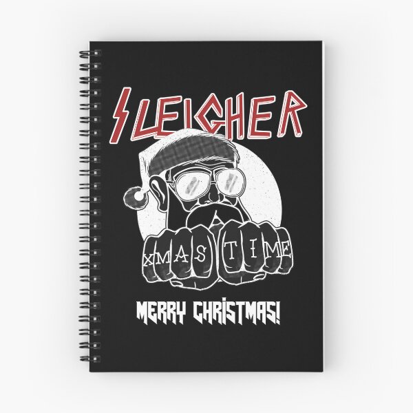Item preview, Sleigher Heavy Metal Santa with tattoos  designed and sold by PatrickLees.