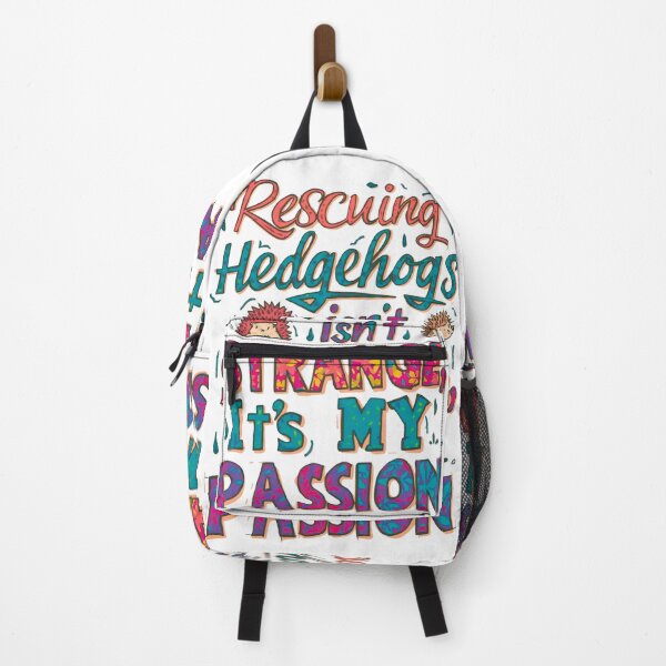 Item preview, Rescuing Hedgehogs Isn’t Strange, It’s My Passion – Exotic Pet Rescue Quote designed and sold by SnarkyTextStudiO.