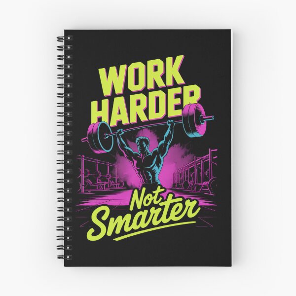 Item preview, Work Harder Not Smarter Motivational Quote – Gym and Bodybuilding Inspiration designed and sold by zax454.