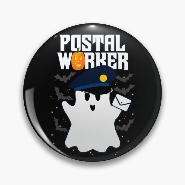 Item preview, Postal Worker Pumpkin Halloween Ghost – Spooky and Funny Design designed and sold by ArtsyExplorer.