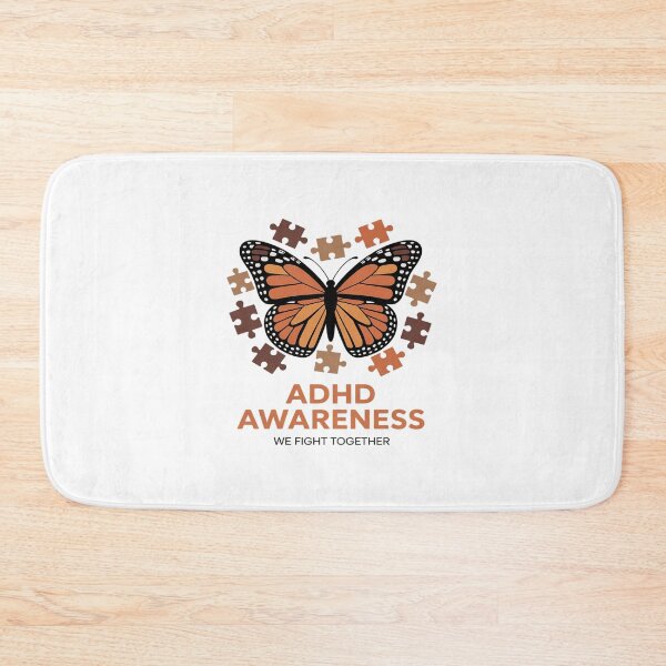 Item preview, ADHD Awareness Month ADHD Orange butterfly Neurodiversity designed and sold by itsnothatweird.