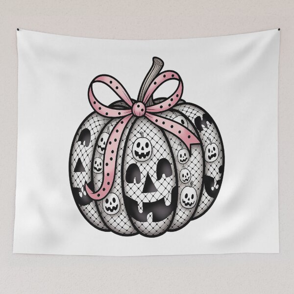 Item preview, Black lace pumpkin coquette designed and sold by VladoZork.