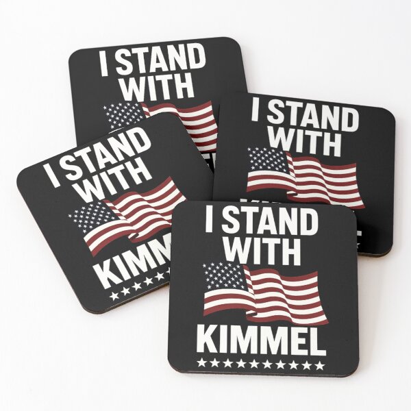 Item preview, I Stand with Kimmel - American Flag designed and sold by IkeTurnerIke.