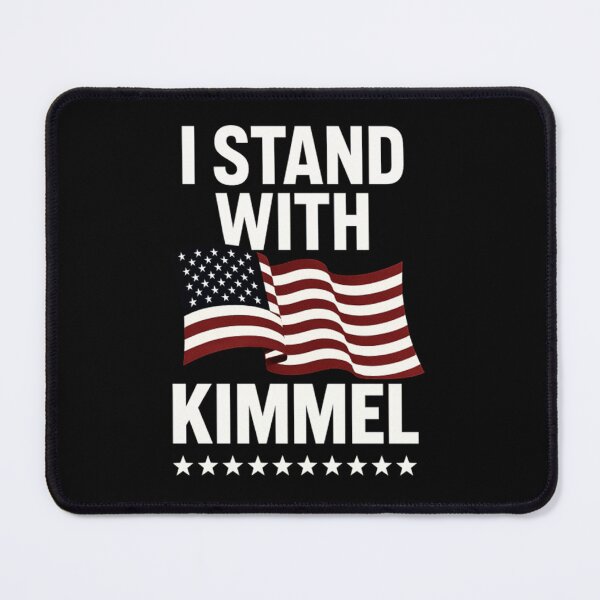 Item preview, I Stand with Kimmel - American Flag designed and sold by IkeTurnerIke.