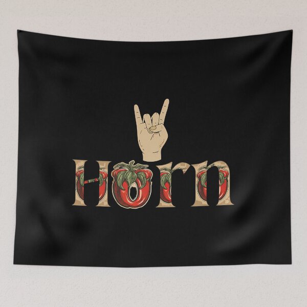 Item preview,  Heavy Metal Hand Horn - Tomato designed and sold by Michaeorale.