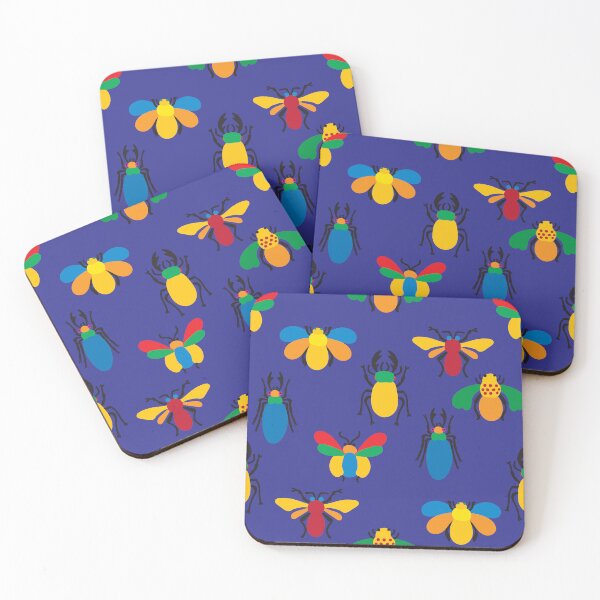 Item preview, Folk Art Beetle Collection designed and sold by BroccolinPeach.