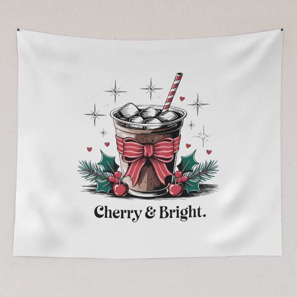 Item preview, Cherry and Bright Coffee Drink designed and sold by Dagmarporgnysdo.