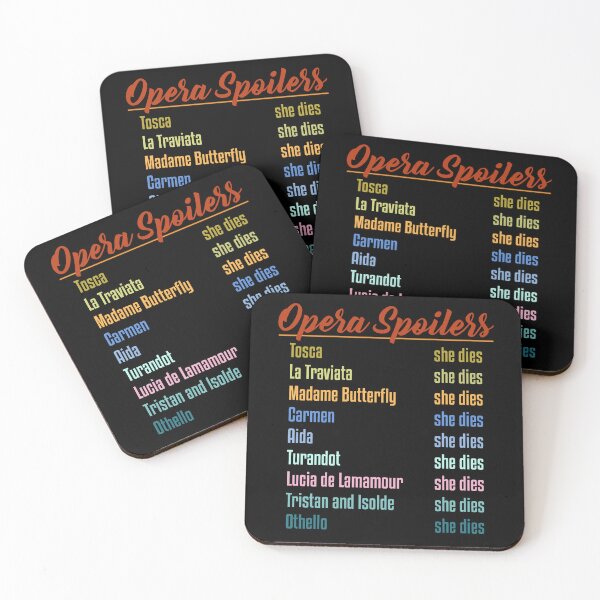 Item preview, Opera Spoilers Funny Classical Music Joke designed and sold by AshwinRaja67.