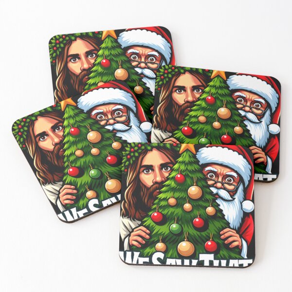 Item preview, We Saw That - Jesus and Santa saw that - Christmas Tree Edition designed and sold by CalistaVonRue.