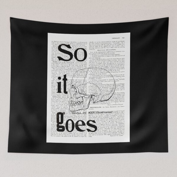 Item preview,  So It Goes Vonnegut designed and sold by Adrienarbier.