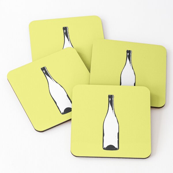 Item preview, Wine Bottle on yellow designed and sold by Type, Wine, etc..