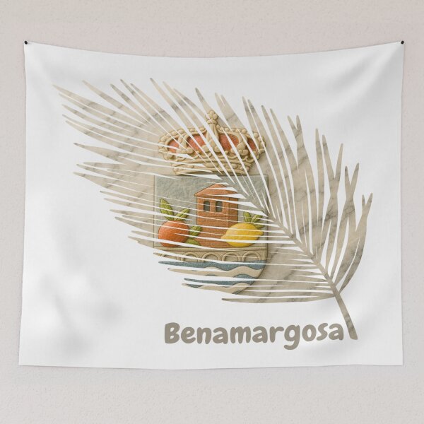 Item preview, Abstract Flag of Benamargosa – Feather Shape Design designed and sold by ArteJorge48.