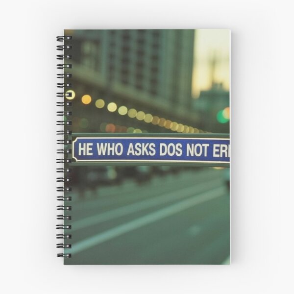 Item preview, He who asks does not err designed and sold by DZIERANA.