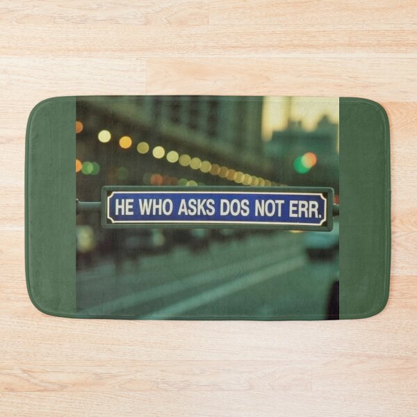 Item preview, He who asks does not err designed and sold by DZIERANA.