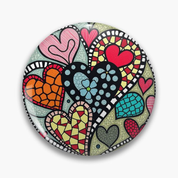 Artikelvorschau, Folkart Herzen entworfen und verkauft von GasconyPassion.