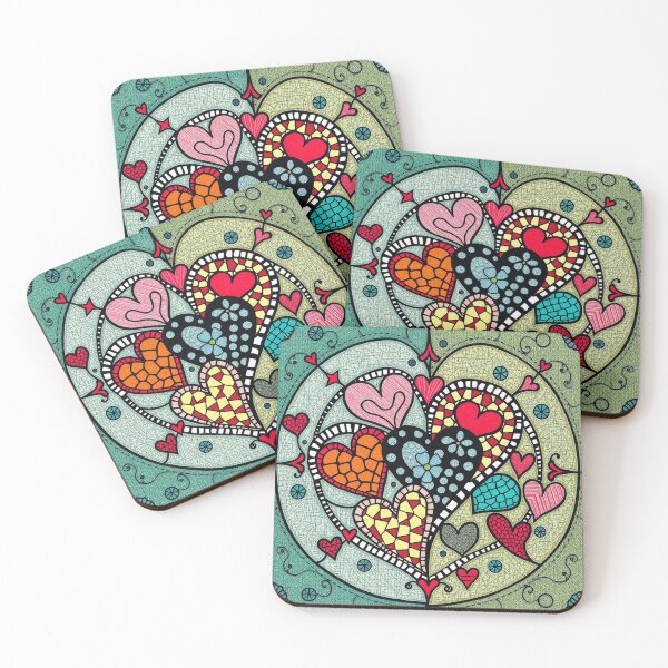 Item preview, Folkart hearts designed and sold by GasconyPassion.