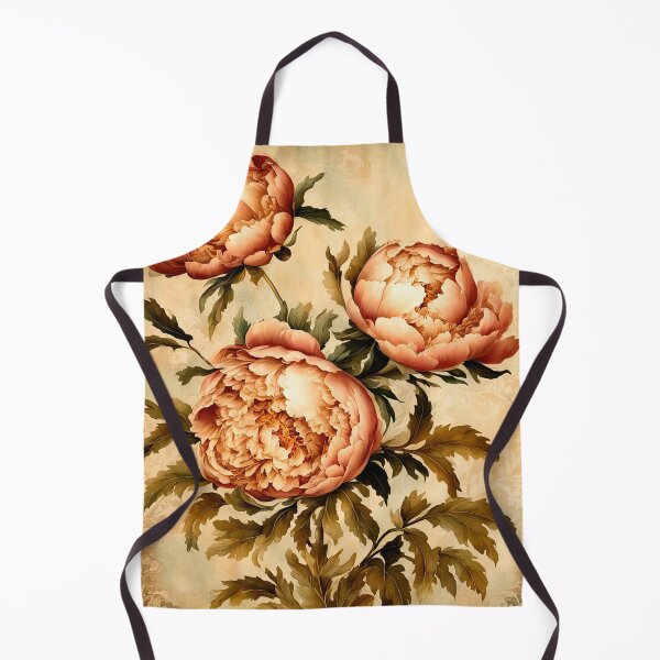 Item preview, Grand Vintage Peony Botanical on Aged Parchment designed and sold by LanaGustavsson.