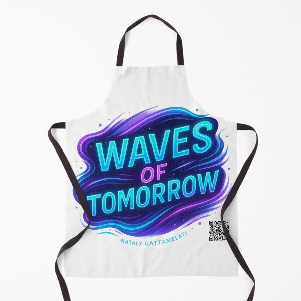 Artikelvorschau, Waves of Tomorrow Futuristisches Neon-Shirt entworfen und verkauft von natalygattamelati.