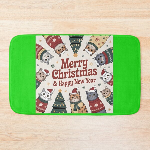 Item preview, Kittens' Joyful Christmas Adventure designed and sold by wzetart.