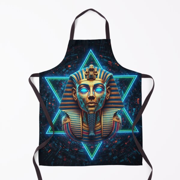 Item preview, Pharaoh's Glitch Mask: Digital Temple Guardian designed and sold by trend-forge.