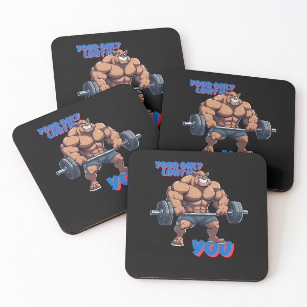 Item preview, No limit, big character at the gym designed and sold by CARTOON CRAZE.