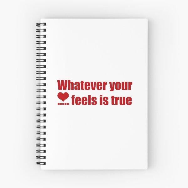 Item preview, Whatever Your Heart Feels Is True – Inspirational Quote designed and sold by TootaArt.
