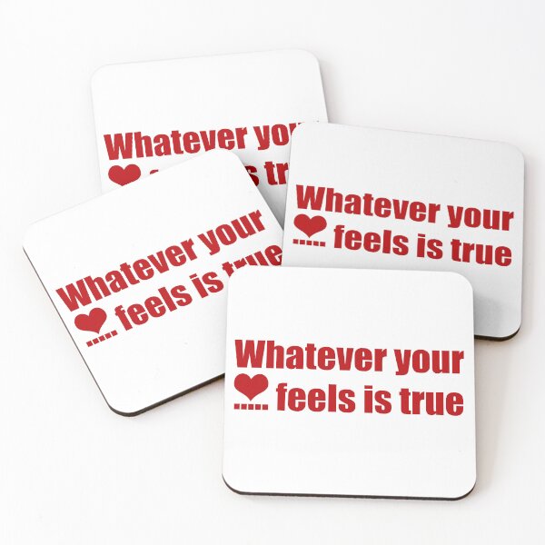 Item preview, Whatever Your Heart Feels Is True – Inspirational Quote designed and sold by TootaArt.