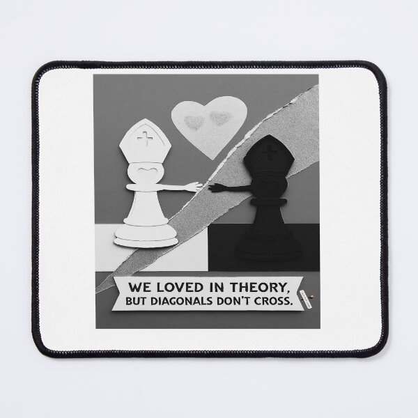 Item preview, We Loved in Theory, But Diagonals Don’t Cross designed and sold by PawnShiftGoods.