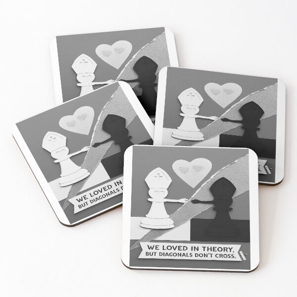 Item preview, We Loved in Theory, But Diagonals Don’t Cross designed and sold by PawnShiftGoods.