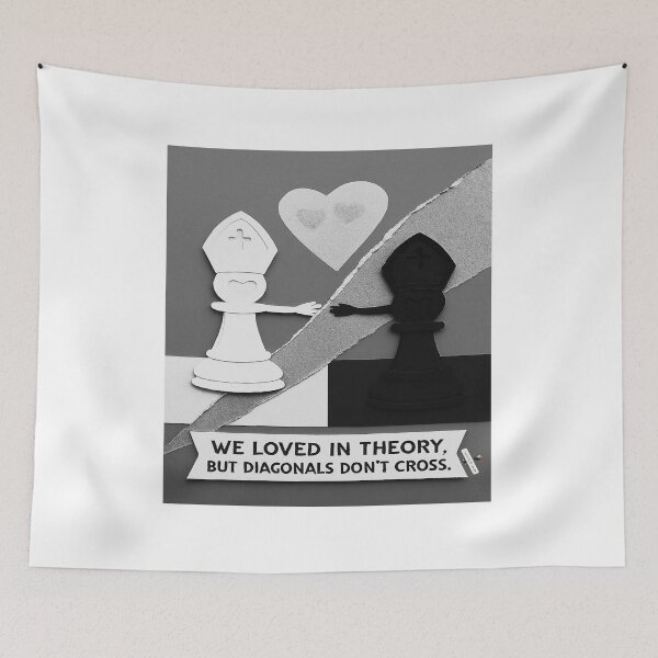 Item preview, We Loved in Theory, But Diagonals Don’t Cross designed and sold by PawnShiftGoods.